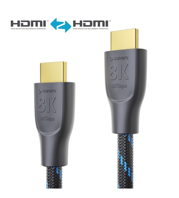 Sonero XPHC111-015 kabel Premium HDMI 2.1 eARC 8K 48Gbps 1,5m