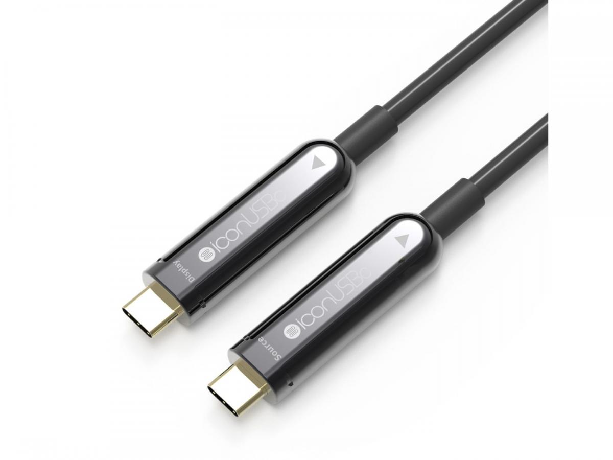 iconUSB-C 5mb aktywny kabel światłowodowy 4K 21,6Gbps